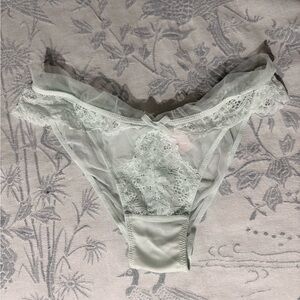 Victoria’s Secret Dream Angels Lace Collection Panty in Aquamarine
